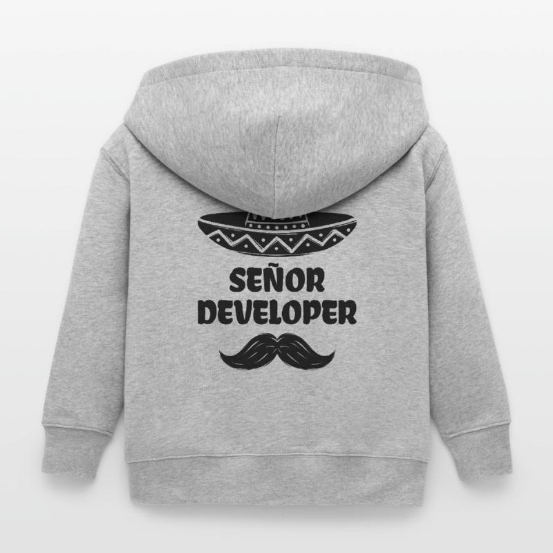 Déclaration du développeur Scripting Dev Computergeek Veste à capuche enfant bio Stanley/Stella