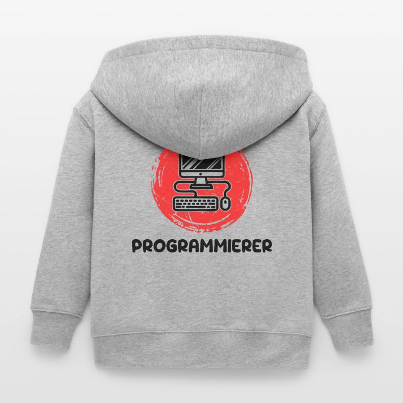 Developer, Programmer, Coden, Computer Science Kids Organic Zip-up Hoodie by Stanley/Stella