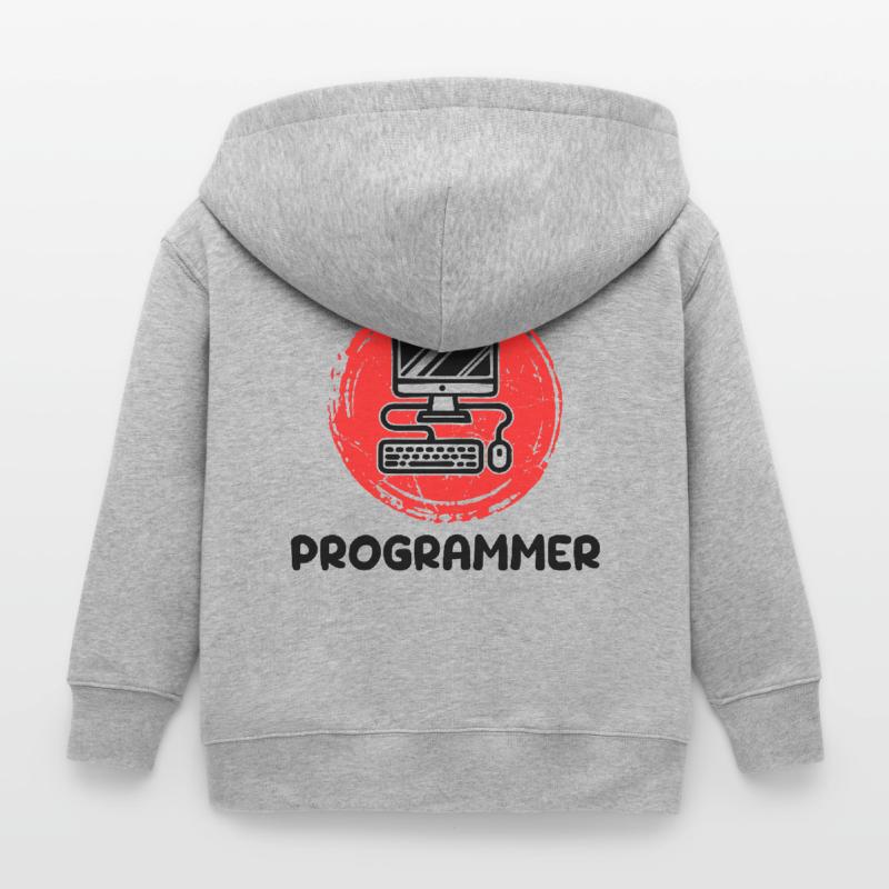 Développeur informatique Programmeur Code Scripting Veste à capuche enfant bio Stanley/Stella