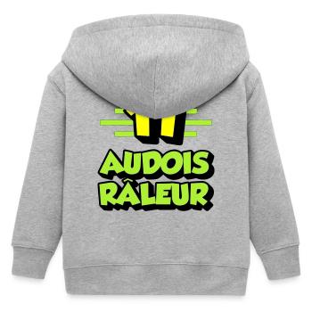 Beschwerdender Audois - Kinder Organic Kapuzenjacke Mini Cultivator von Stanley/Stella - Grau meliert - Hinten