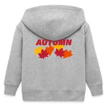 AUTOMNE - Veste à capuche enfant bio Stanley/Stella - gris chiné - Dos