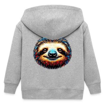 Paresse - Veste à capuche enfant bio Stanley/Stella - gris chiné - Dos