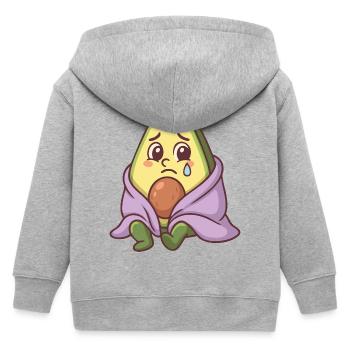 Trauriger Anwalt - Kinder Organic Kapuzenjacke Mini Cultivator von Stanley/Stella - Grau meliert - Hinten
