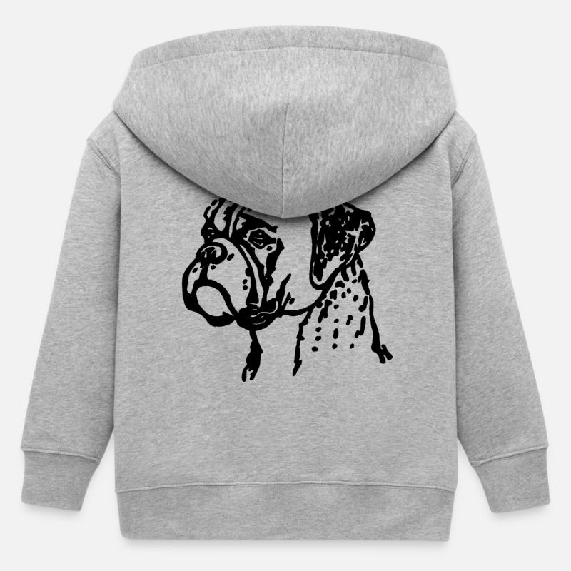 caleçon - Veste à capuche enfant bio Stanley/Stella - gris chiné
