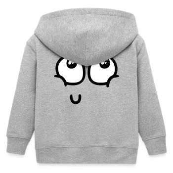 Surcharge de joie - Veste à capuche enfant bio Stanley/Stella - gris chiné - Dos