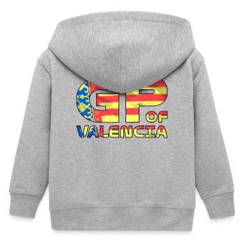 valencia_gp - Kids Organic Zip-up Hoodie by Stanley/Stella - heather grey - Back