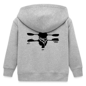 Kayak - Veste à capuche enfant bio Stanley/Stella - gris chiné - Dos