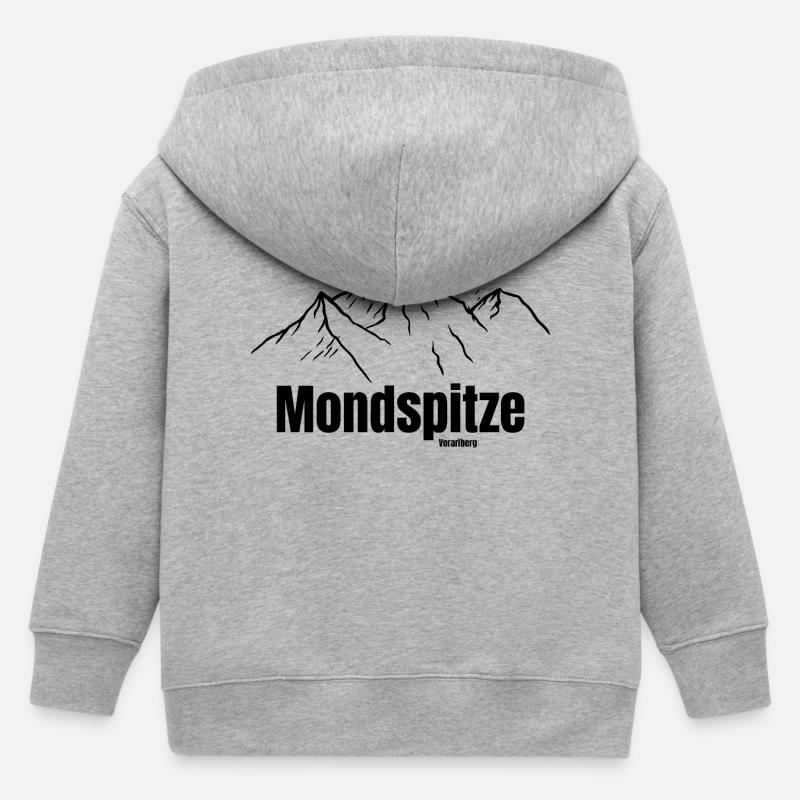 Moonspire - Veste à capuche enfant bio Stanley/Stella - gris chiné