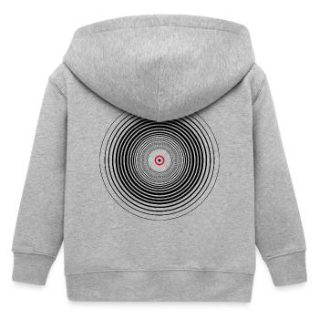 vinyle - Veste à capuche enfant bio Stanley/Stella - gris chiné - Dos