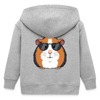 Meerschweinchen-Chic-Sonnenbrillen - Kinder Organic Kapuzenjacke Mini Cultivator von Stanley/Stella - Grau meliert - Hinten