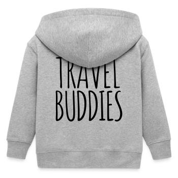 Compagnons de voyage - Veste à capuche enfant bio Stanley/Stella - gris chiné - Dos