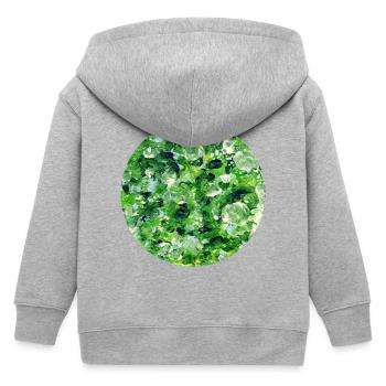 nature_oilpainting - Veste à capuche enfant bio Stanley/Stella - gris chiné - Dos