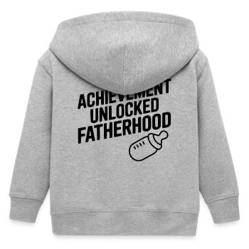Succès Débloqué Paternité - Veste à capuche enfant bio Stanley/Stella - gris chiné - Dos