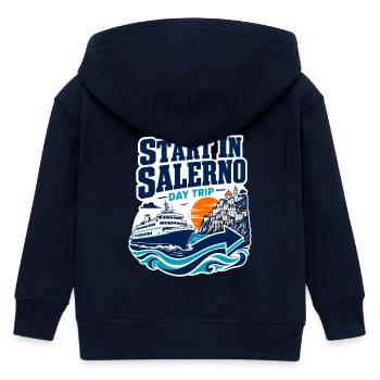 Départ à Salerne Excursion d’une journée Ferry côte amalfitaine - Veste à capuche enfant bio Stanley/Stella - marine - Dos