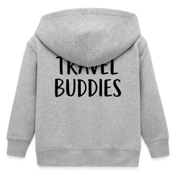 Compagnons de voyage - Veste à capuche enfant bio Stanley/Stella - gris chiné - Dos
