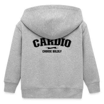 Varsity Arch - Département de Cardio - Veste à capuche enfant bio Stanley/Stella - gris chiné - Dos