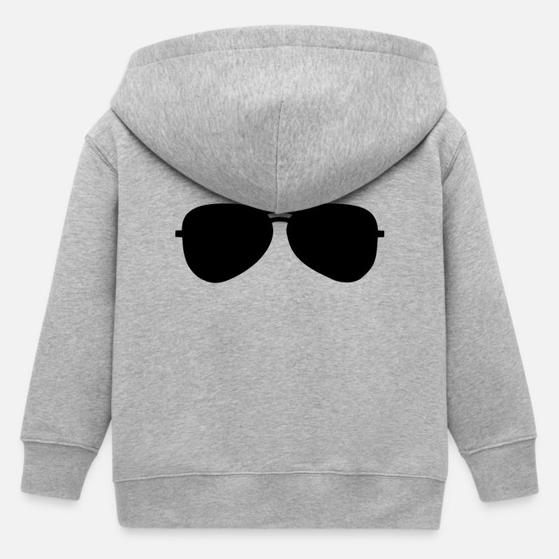 Sunglasses - Kinder Organic Kapuzenjacke Mini Cultivator von Stanley/Stella - Grau meliert