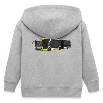 Bus - Veste à capuche enfant bio Stanley/Stella - gris chiné - Dos