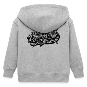 Électricien à la matrice - Veste à capuche enfant bio Stanley/Stella - gris chiné - Dos
