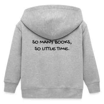 Citation / Philosophie / Pensée / Bonheur / Joie - Veste à capuche enfant bio Stanley/Stella - gris chiné - Dos