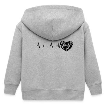 Herz_Camper - Veste à capuche enfant bio Stanley/Stella - gris chiné - Dos