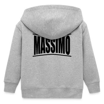 t-shirt Massimo t-shirt idée cadeau - Veste à capuche enfant bio Stanley/Stella - gris chiné - Dos