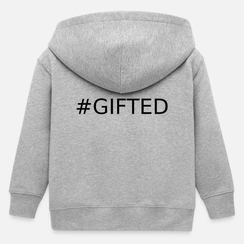 #GIFTED - Veste à capuche enfant bio Stanley/Stella - gris chiné
