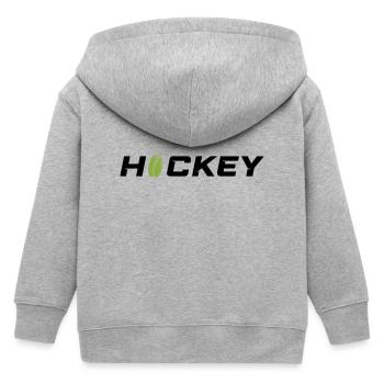 Hockey - Kinder Organic Kapuzenjacke Mini Cultivator von Stanley/Stella - Grau meliert - Hinten