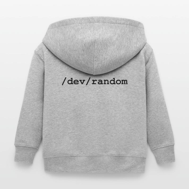 Linux random number generator - /dev/random Kids Organic Zip-up Hoodie by Stanley/Stella