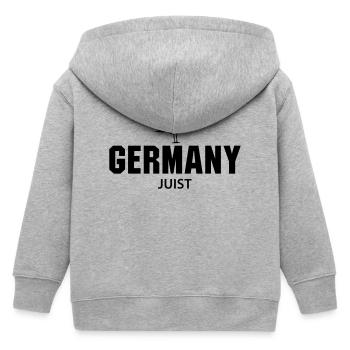 Juist GERMANY - Kinder Organic Kapuzenjacke Mini Cultivator von Stanley/Stella - Grau meliert - Hinten