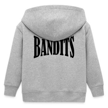 bandit bandits shirt - Kinder Organic Kapuzenjacke Mini Cultivator von Stanley/Stella - Grau meliert - Hinten