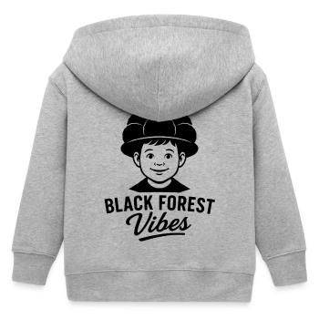 Black Forest Vibes Child - Kinder Organic Kapuzenjacke Mini Cultivator von Stanley/Stella - Grau meliert - Hinten