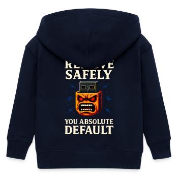 Retirer en toute sécurité - Tech Rage Pixel Shirt avec USB Rage - Veste à capuche enfant bio Stanley/Stella - marine - Dos