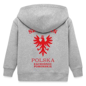 SZCZECIN Polen Polska Pologne - Veste à capuche enfant bio Stanley/Stella - gris chiné - Dos