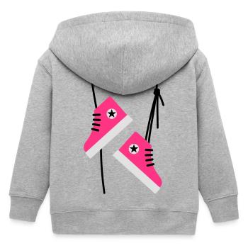 Chuckie - Veste à capuche enfant bio Stanley/Stella - gris chiné - Dos