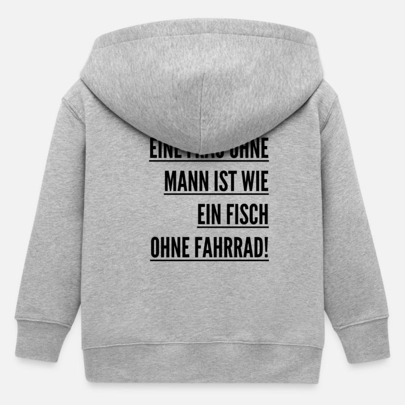 Le féminisme - Veste à capuche enfant bio Stanley/Stella - gris chiné