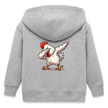 dabber du poulet - Veste à capuche enfant bio Stanley/Stella - gris chiné - Dos