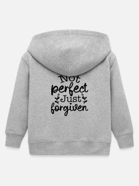 Nicht perfekt, vergeben - Kinder Organic Kapuzenjacke Mini Cultivator von Stanley/Stella - Grau meliert