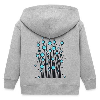Structure lumineuse des balles - Veste à capuche enfant bio Stanley/Stella - gris chiné - Dos