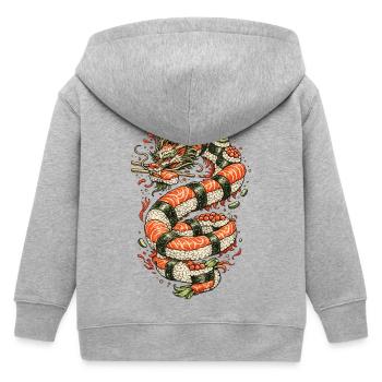 Dragon Sushi Coil - Veste à capuche enfant bio Stanley/Stella - gris chiné - Dos