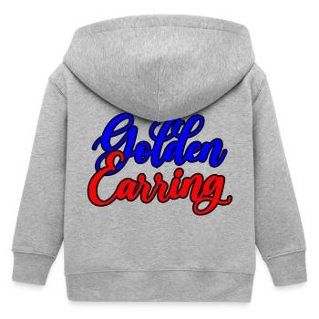 Goldener Ohrring - Musik - Kinder Organic Kapuzenjacke Mini Cultivator von Stanley/Stella - Grau meliert - Hinten