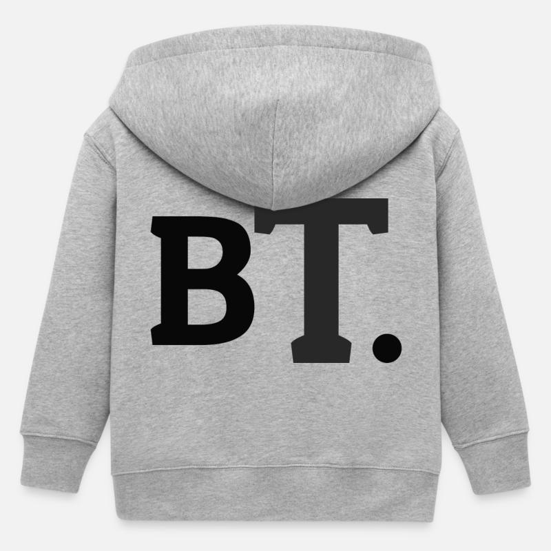 BT. - Original - Kinder Organic Kapuzenjacke Mini Cultivator von Stanley/Stella - Grau meliert