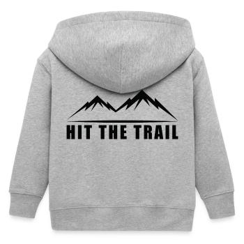 Trail Running Sport - Kinder Organic Kapuzenjacke Mini Cultivator von Stanley/Stella - Grau meliert - Hinten