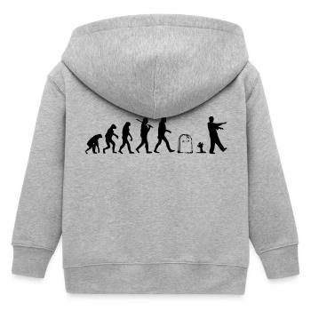 Evolution - Veste à capuche enfant bio Stanley/Stella - gris chiné - Dos