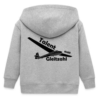 talent statt gleitzahl ka8 - Kinder Organic Kapuzenjacke Mini Cultivator von Stanley/Stella - Grau meliert - Hinten