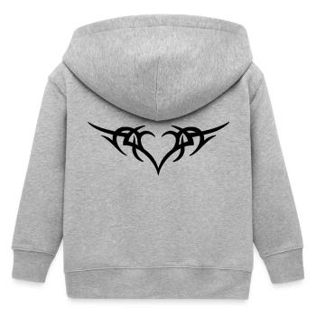 Tribal - Veste à capuche enfant bio Stanley/Stella - gris chiné - Dos