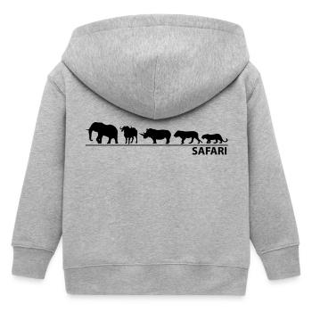big five - Veste à capuche enfant bio Stanley/Stella - gris chiné - Dos