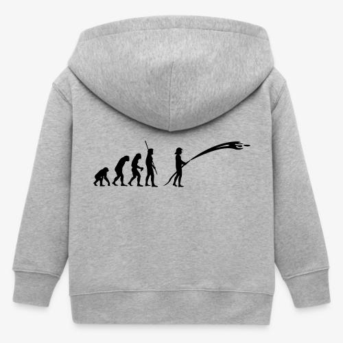 Evolution fireman - Kids Organic Zip-up Hoodie by Stanley/Stella
