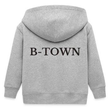 Berlin B Town - Kinder Organic Kapuzenjacke Mini Cultivator von Stanley/Stella - Grau meliert - Hinten