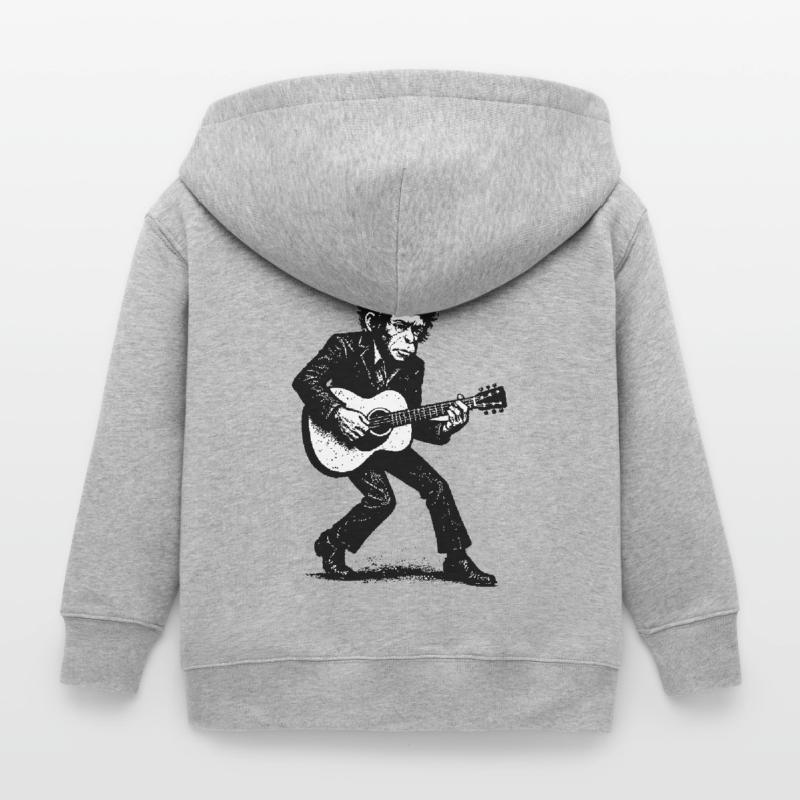 Auteur-compositeur-interprète | Le Singe Danseur Veste à capuche enfant bio Stanley/Stella